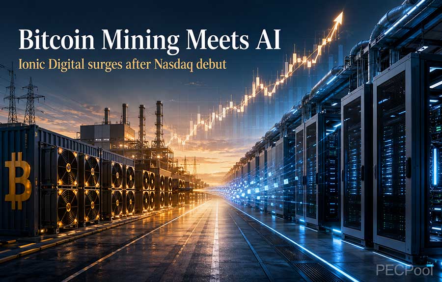 Bitcoin Miner Ionic Digital Surges in Nasdaq Debut as AI Strategy Gains Momentum