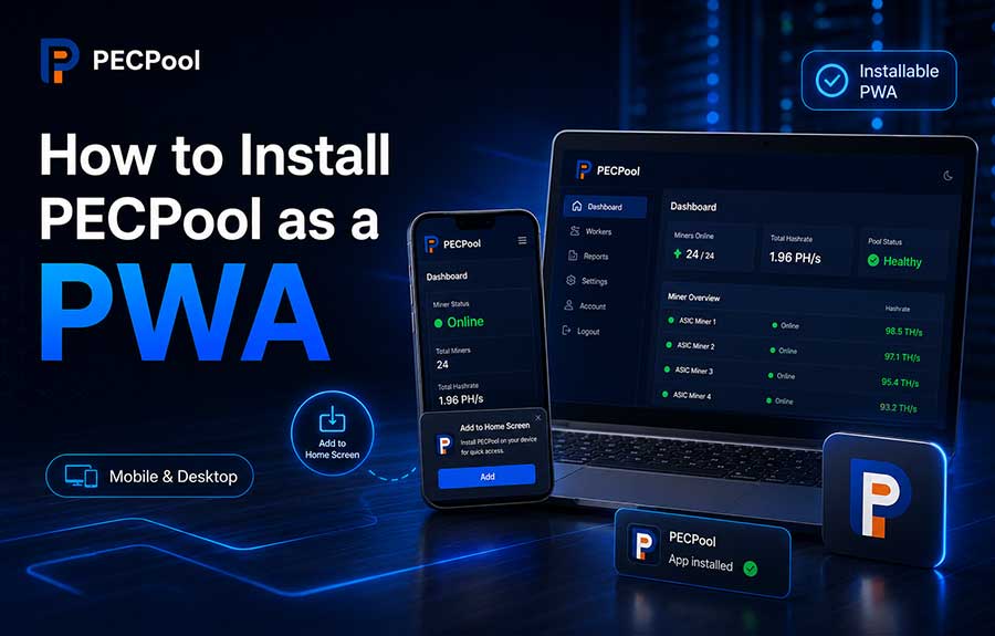 How to Install PECPool as a PWA